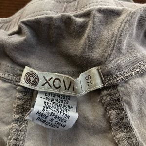 Tan/beige flare mini skirt